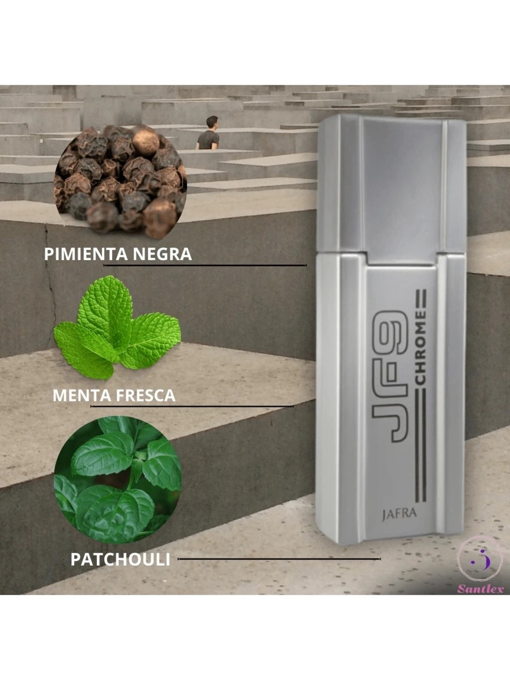 JAFRA Chrome Men Spray - Silver 100ml